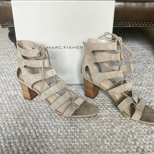 Marc Fisher lace up booties